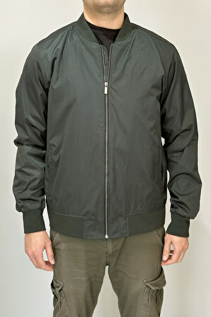 Erkek Kolej Yaka Mevsimlik Ceket Tek Üst REU-9127 Haki | M