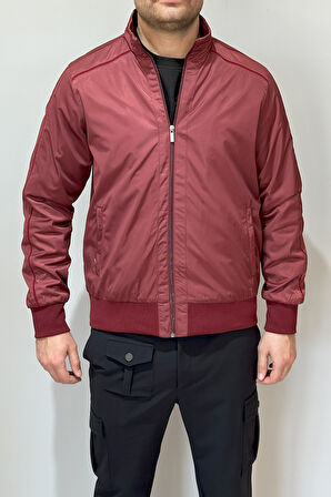 Erkek Feremuarlı Mevsimlik Ceket Tek Üst REU-9114 Bordo | XXL