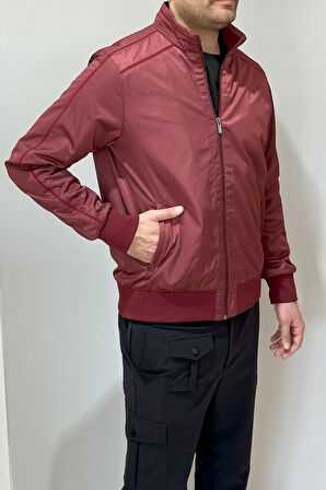 Erkek Feremuarlı Mevsimlik Ceket Tek Üst REU-9114 Bordo | XXL