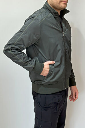 Erkek Feremuarlı Mevsimlik Ceket Tek Üst REU-9114 Haki | L