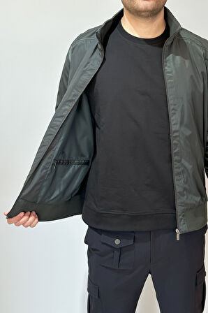 Erkek Feremuarlı Mevsimlik Ceket Tek Üst REU-9114 Haki | L