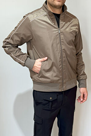 Erkek Feremuarlı Mevsimlik Ceket Tek Üst REU-9114 Camel | L