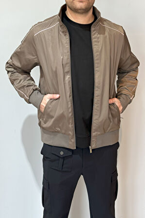 Erkek Feremuarlı Mevsimlik Ceket Tek Üst REU-9114 Camel | L