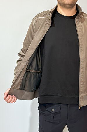 Erkek Feremuarlı Mevsimlik Ceket Tek Üst REU-9114 Camel | L