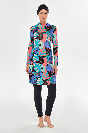 Likralı Tam Kapalı Tesettür Mayo 2104 Siyah | S