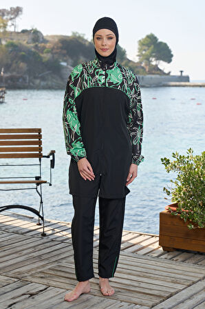 Paraşüt Tam Kapalı Tesettür Mayo 25961 Siyah | L
