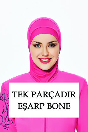 Remsa Mayo Yüzücü Eşarp Havuz Deniz Eşarp RBE-01 Pembe01 | Standart