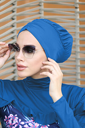 Remsa Mayo Büzgülü Deniz Havuz Bone R-1001 Mavi01 | Standart