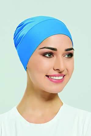 Havuz Deniz Düz Bone R-999-B Mavi | Standart