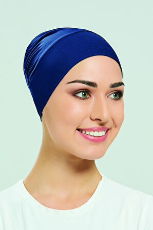 Havuz Deniz Düz Bone R-999-B Mavi02 | Standart