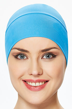 Havuz Deniz Düz Bone R-999-B Turkuaz | Standart