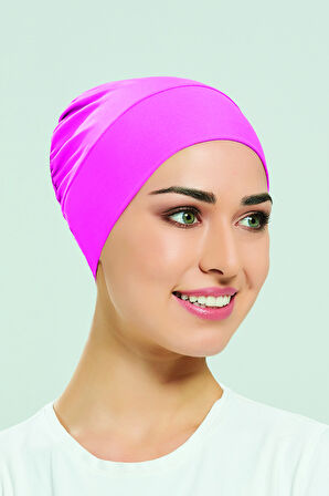 Havuz Deniz Düz Bone R-999-B Pembe | Standart