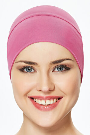 Havuz Deniz Düz Bone R-999-B Pembe01 | Standart