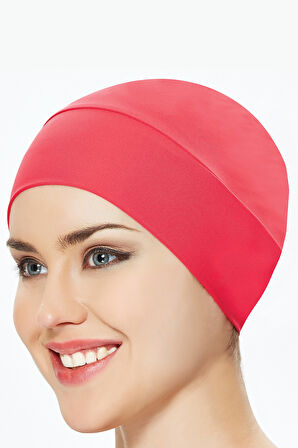 Havuz Deniz Düz Bone R-999-B Mercan | Standart