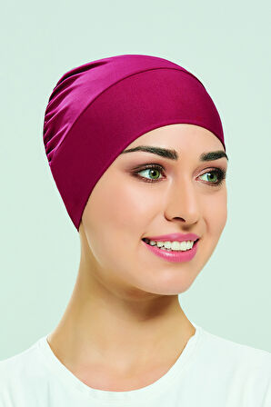 Havuz Deniz Düz Bone R-999-B Bordo | Standart
