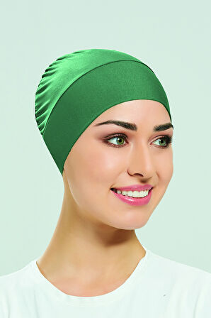 Havuz Deniz Düz Bone R-999-B Yeşil | Standart