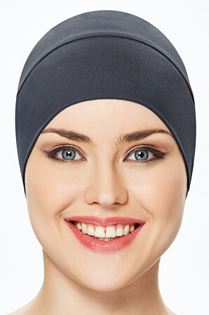 Havuz Deniz Düz Bone R-999-B Antrasit | Standart