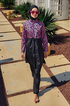 Remsa Paraşüt Tam Kapalı Tesettür Mayo R4807 Şebnem | L