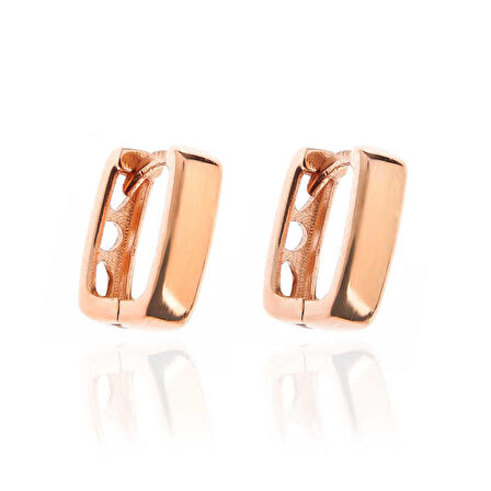 Gümüş Taşsız J Kadın Küpe