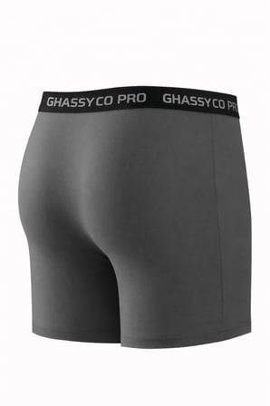 Ghassy Co. Erkek Pamuklu Likralı Spor Boxer 5'li Set Yumuşak Dokulu ve Rahat Kemerli