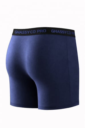 Ghassy Co. Erkek Pamuklu Likralı Spor Boxer 5'li Set Yumuşak Dokulu ve Rahat Kemerli
