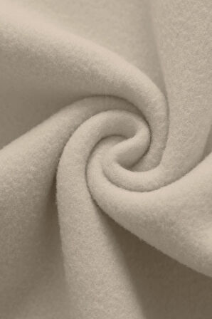 Ghassy Co. Kadın Pamuklu Crop Model Kanguru Cepli Sonbahar ve İlkbahar Kapüşonlu Crop Sweatshirt