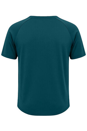 Ghassy Co. Erkek Reglan Oval Kesim %100 Pamuk Yumuşak Dokulu Bisiklet Yaka T-shirt