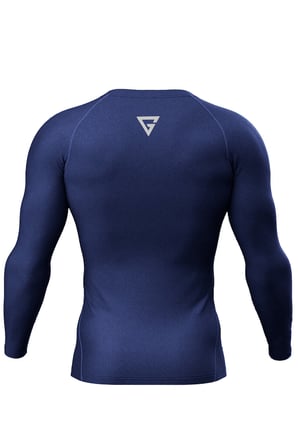 Ghassy Co. Erkek Pro Compression Nem Emici Atletik Performans Uzun Kollu Reglan Kol Spor Tişört