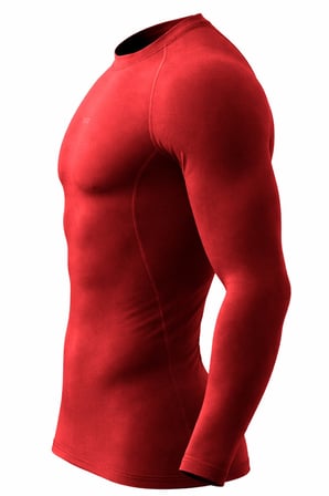 Ghassy Co. Erkek Pro Compression Nem Emici Atletik Performans Uzun Kollu Reglan Kol Spor Tişört