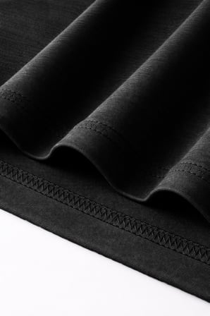 Ghassy Co. Erkek Balıkçı Yaka Pamuklu Likralı Vücuda Oturan Uzun Kollu Slim Fit Günlük Tişört