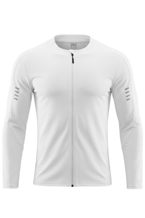 Ghassy Co. Erkek Tam Fermuarlı Dalgıç Kumaş Uzun Kollu Slim Fit Esnek Spor Sweatshirt