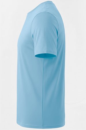 Ghassy Co. Erkek % 100 Pamuk Bisiklet Yaka Göbek Belli Etmeyen Omuza Oturan Yumuşak Dokulu Tişört