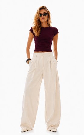 Ghassy Co. Kadın Basic Crop Bisiklet Yaka Slim Fit Esnek Kumaş Günlük Şık Yazlık Penye Spor Tişört