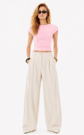 Ghassy Co. Kadın Basic Crop Bisiklet Yaka Slim Fit Esnek Kumaş Günlük Şık Yazlık Penye Spor Tişört