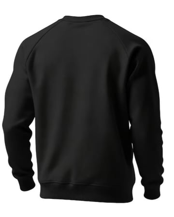 Ghassy Co. Erkek Bisiklet Yaka Spor Sweatshirt Basic Günlük Rahat Pamuklu Uzun Kollu Sweat