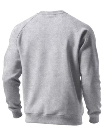 Ghassy Co. Erkek Bisiklet Yaka Spor Sweatshirt Basic Günlük Rahat Pamuklu Uzun Kollu Sweat