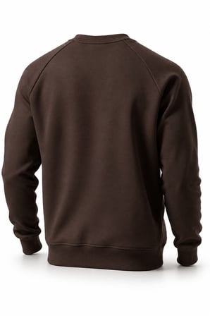 Ghassy Co. Erkek Bisiklet Yaka Spor Sweatshirt Basic Günlük Rahat Pamuklu Uzun Kollu Sweat