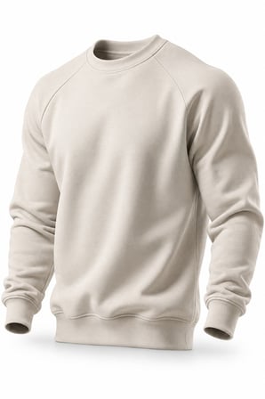 Ghassy Co. Erkek Bisiklet Yaka Spor Sweatshirt Basic Günlük Rahat Pamuklu Uzun Kollu Sweat