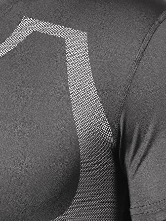 Ghassy Co. Erkek Ultra Esnek Koşu Egzersiz Hızlı Kuruma Nefes Alabilen Kısa Kollu Spor T-shirt