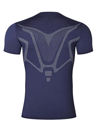 Ghassy Co. Erkek Ultra Esnek Koşu Egzersiz Hızlı Kuruma Nefes Alabilen Kısa Kollu Spor T-shirt