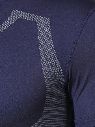 Ghassy Co. Erkek Ultra Esnek Koşu Egzersiz Hızlı Kuruma Nefes Alabilen Kısa Kollu Spor T-shirt