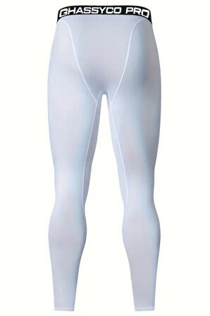 Ghassy Co. Erkek Basketbol Bisiklet Fitness Koşu Ultra Esnek Spor Tayt