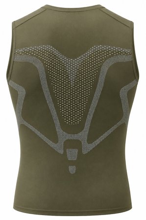 Ghassy Co. Erkek Fitness Hızlı Kuruma Nefes Alabilen Çapraz Daraltma Tipi Kolsuz Spor T-shirt 