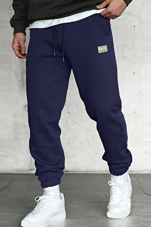 Ghassy Co. Erkek Armalı Günlük Rahat İçi Şardonlu Üç İplik Paça Lastikli Jogger Eşofman Altı