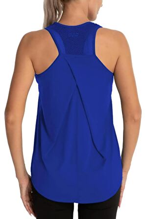 Ghassy Co. Kadın Cross Üst Sırt File Detaylı Antrenman Yoga Spor Atlet Tank Tops 1783