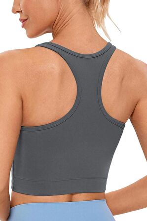 Ghassy Co. Kadın Racerback Running Yoga Egzersiz Fitness Spor Sütyen CRS004