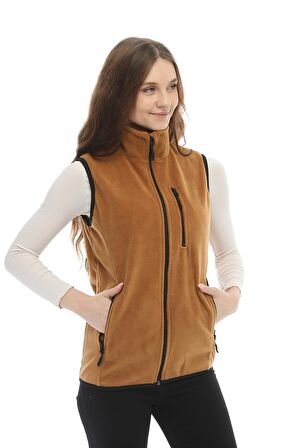 Ghassy Co. Kadın Çok Cepli Polar Yelek 