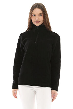 Ghassy Co. Kadın Yarım Fermuar Dik Yaka Polar 