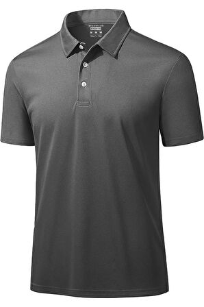 Ghassy Co. Erkek Golf Dry Fit Classic Tenis Casual Polo Yaka T-Shirt