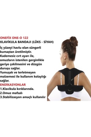 Klavikula Bandajı - 8 Bandajı Lüks Xxlarge